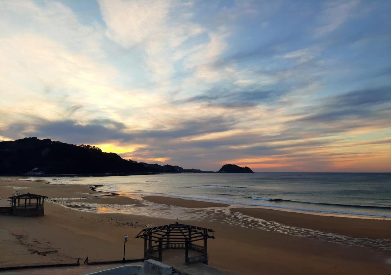 Apartmán Zuberoa- Vistas, Terraza Y Parking Zarautz Exteriér fotografie