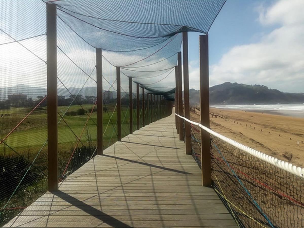 Apartmán Zuberoa- Vistas, Terraza Y Parking Zarautz Exteriér fotografie