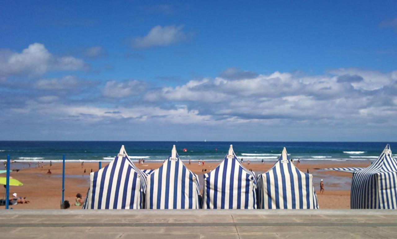 Apartmán Zuberoa- Vistas, Terraza Y Parking Zarautz Exteriér fotografie